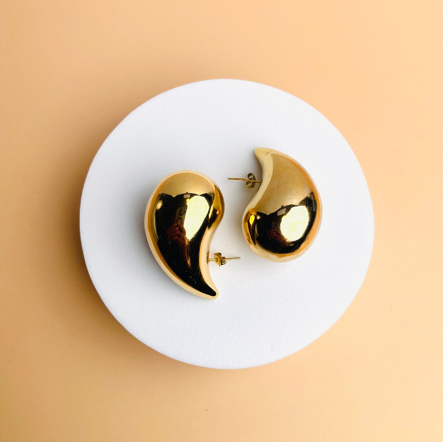 Jumbo Chunky Teardrop Earring