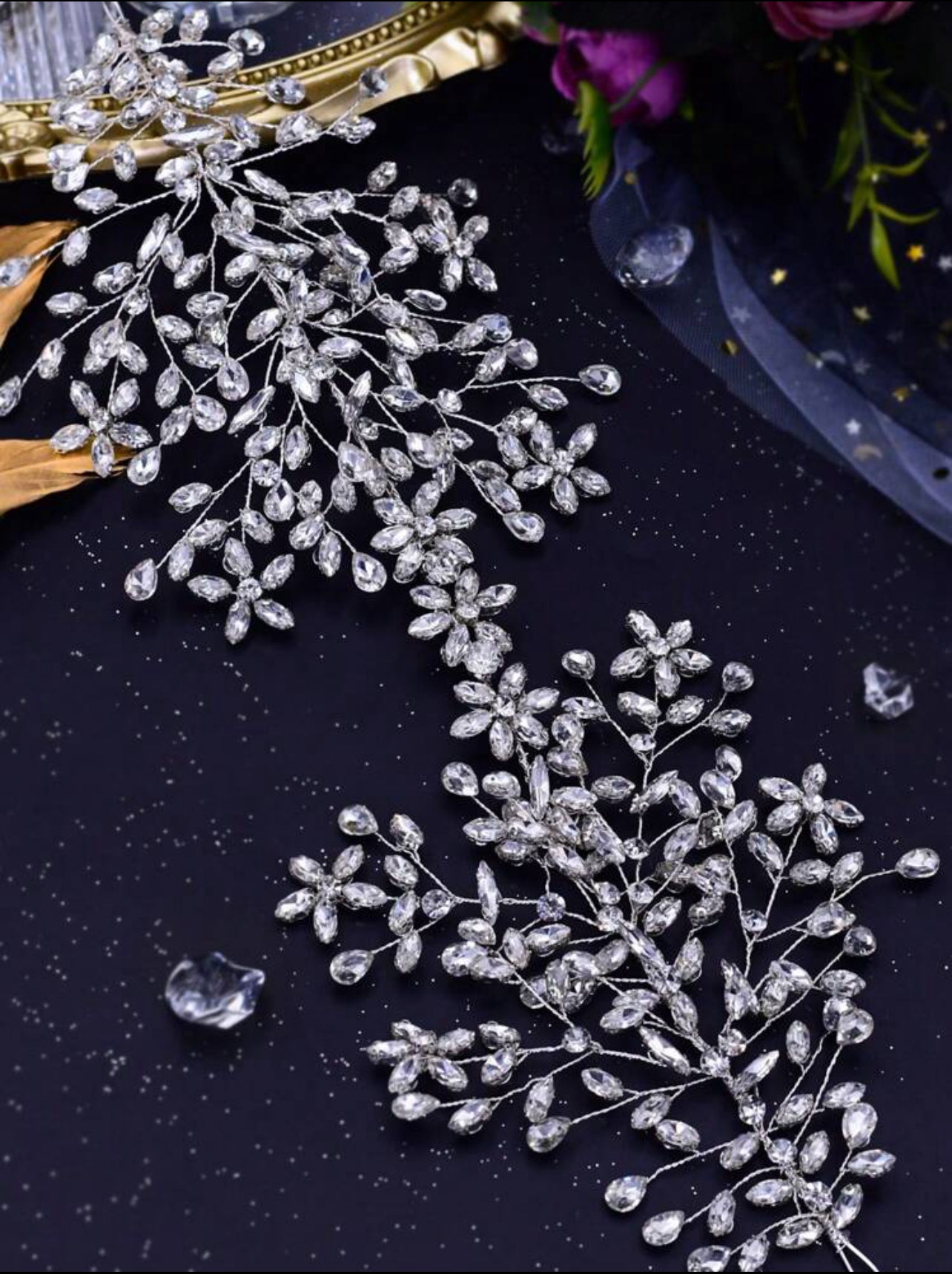 Cynthia Rhinestone Bridal Headband