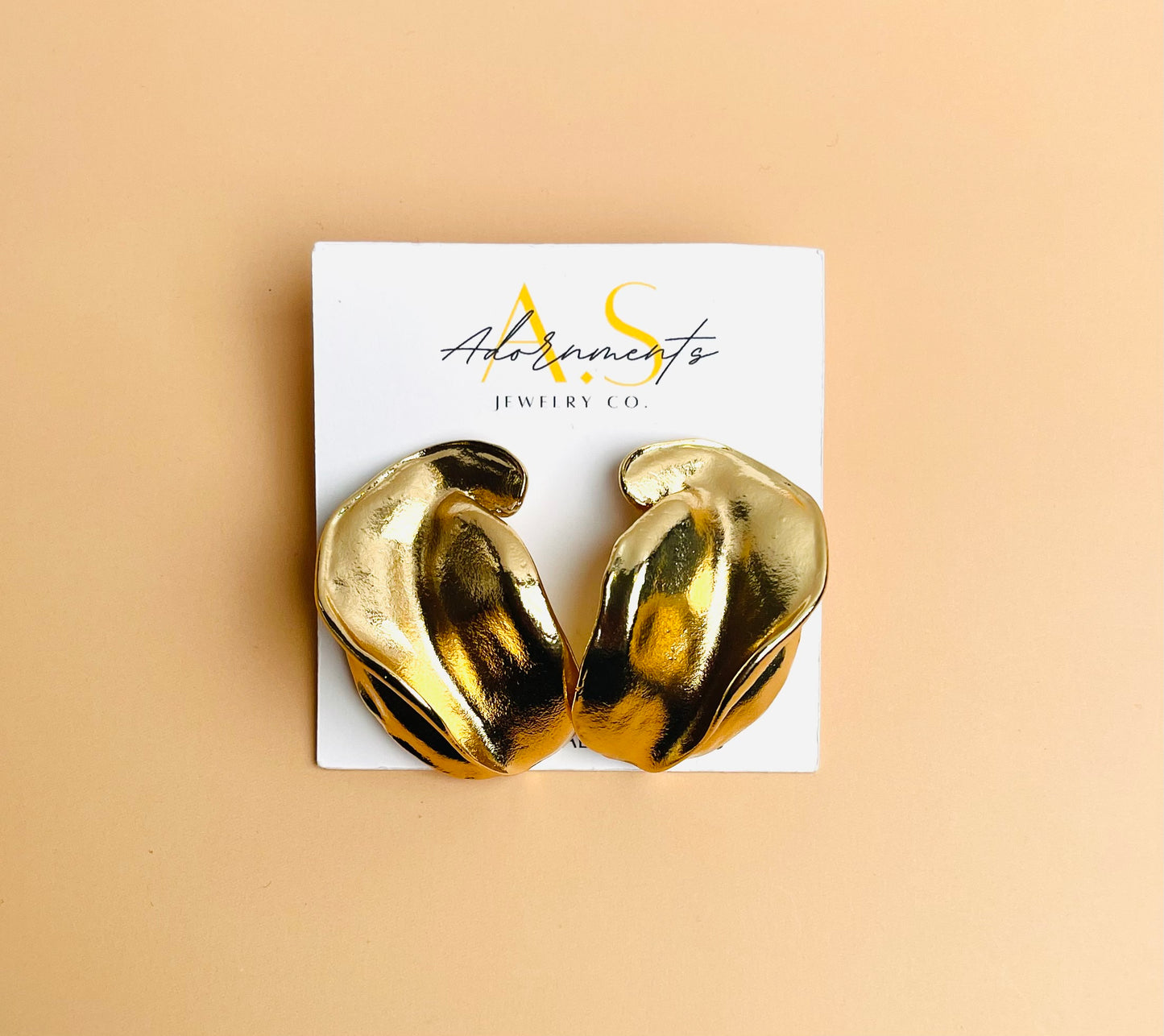 A.S Golden Shell Earrings
