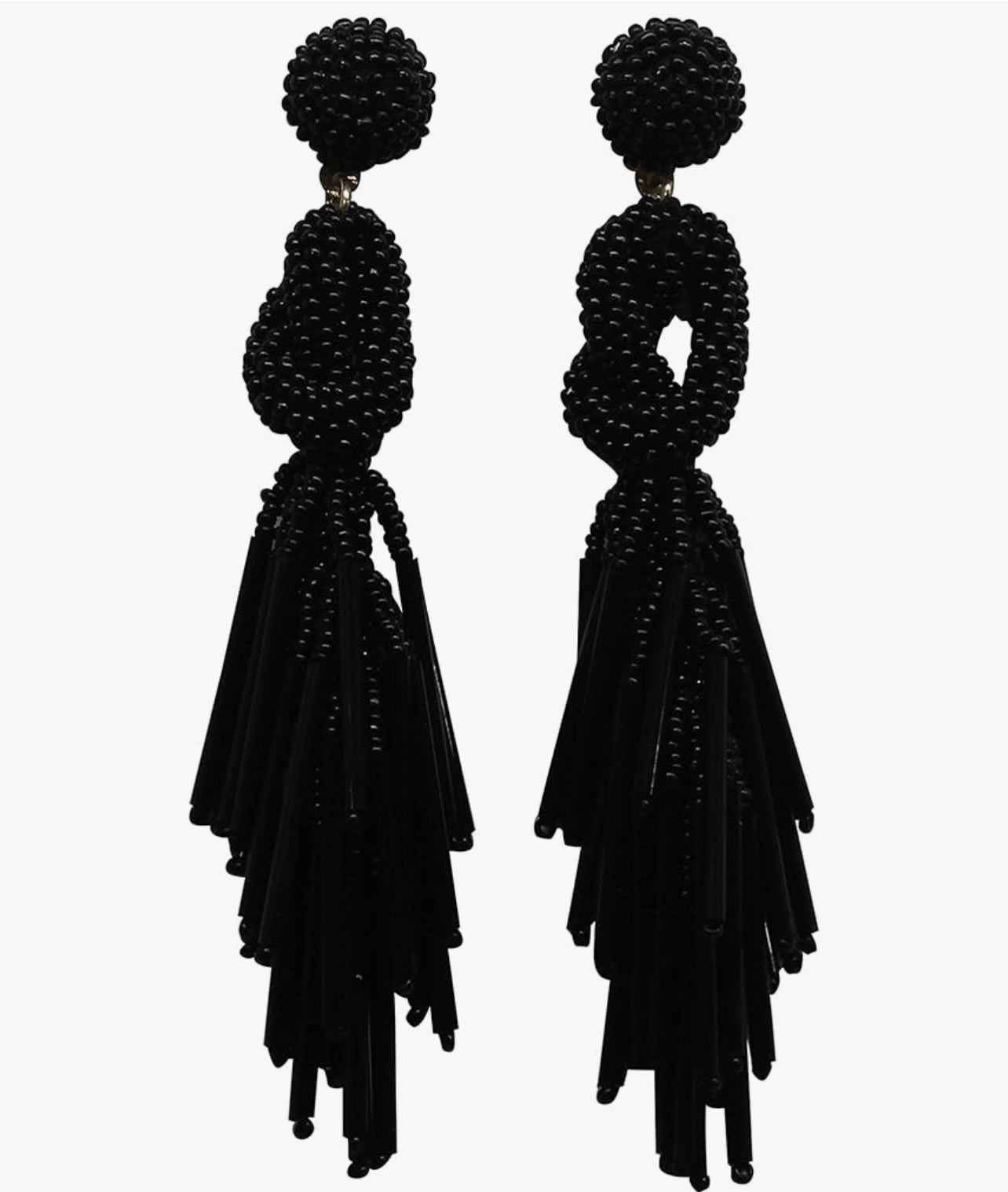 Boho Beaded Knot Earrings