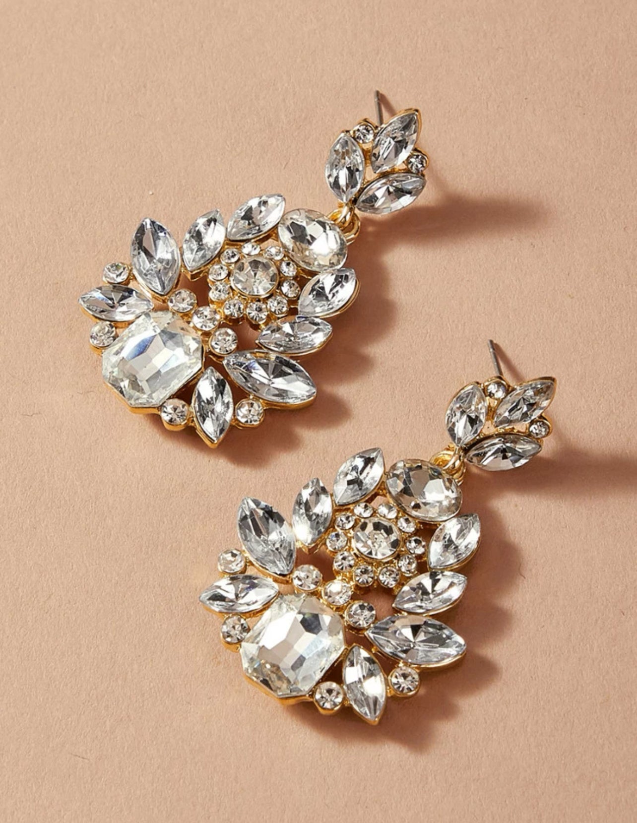 Water Drop Gemstone Earring