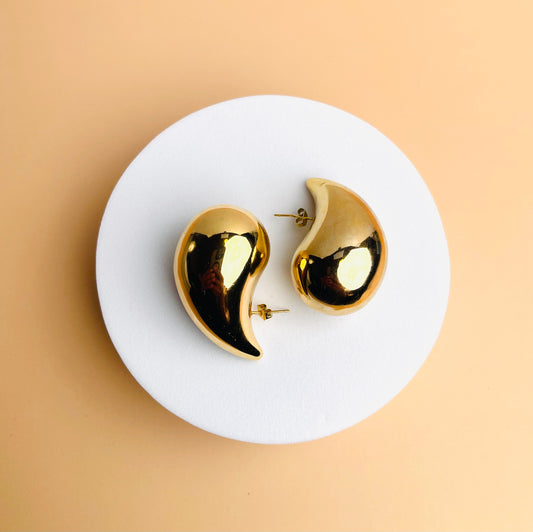 Jumbo Chunky Teardrop Earring