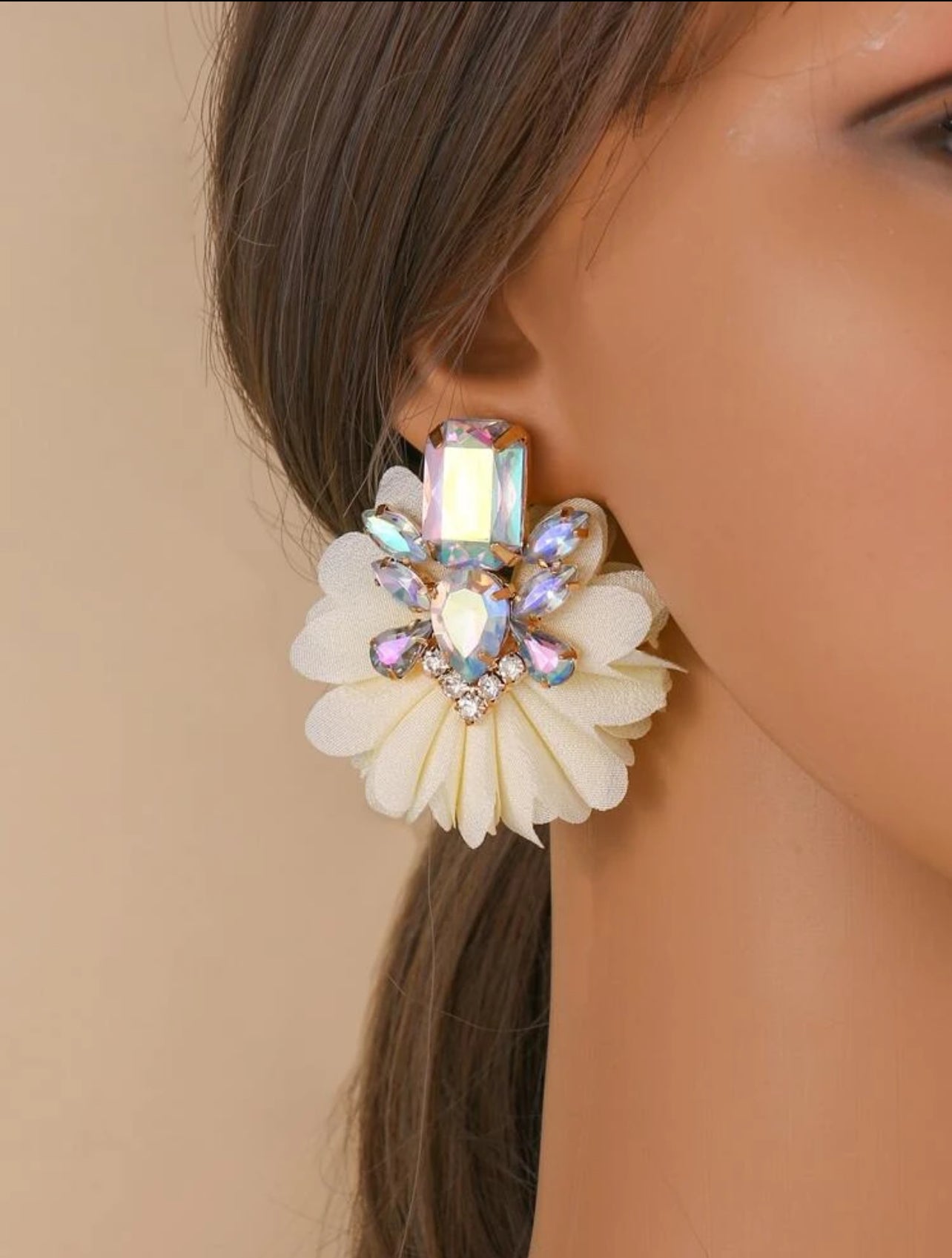 Royal Flower Stud Earrings