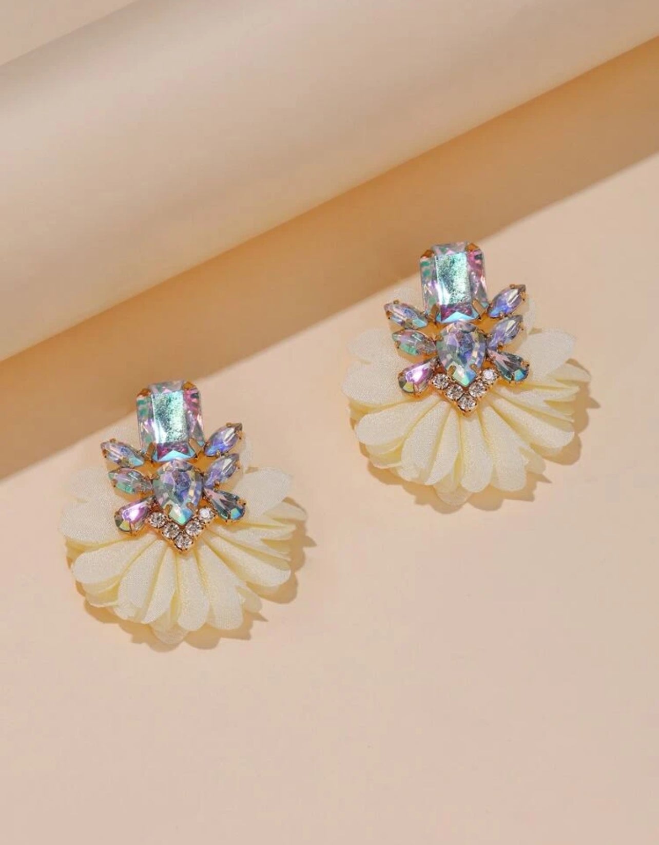 Royal Flower Stud Earrings