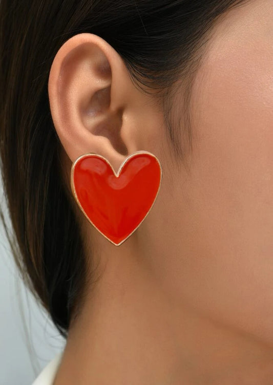 Heart Studs Earrings