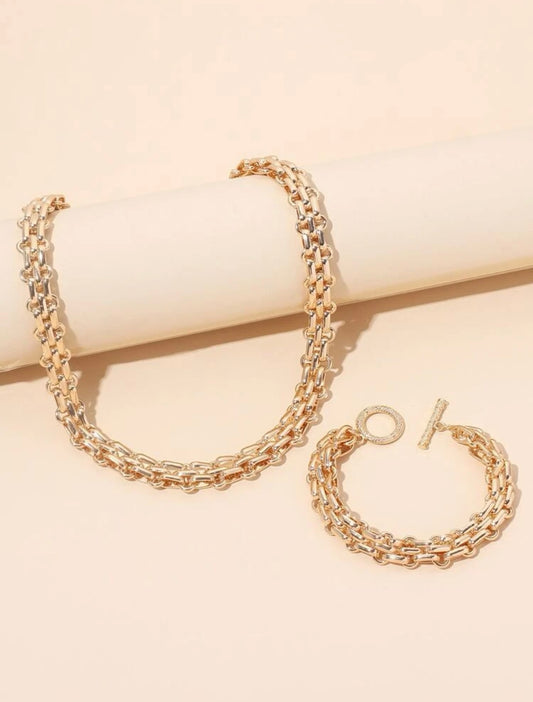 Marcie Chain & Bracelet Set