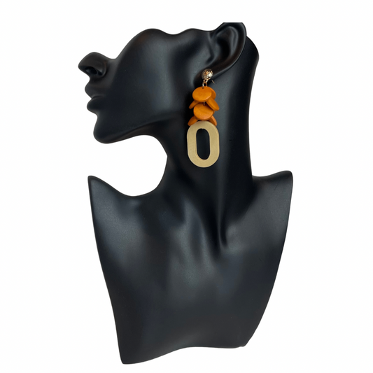 Honey Wooden Earrings