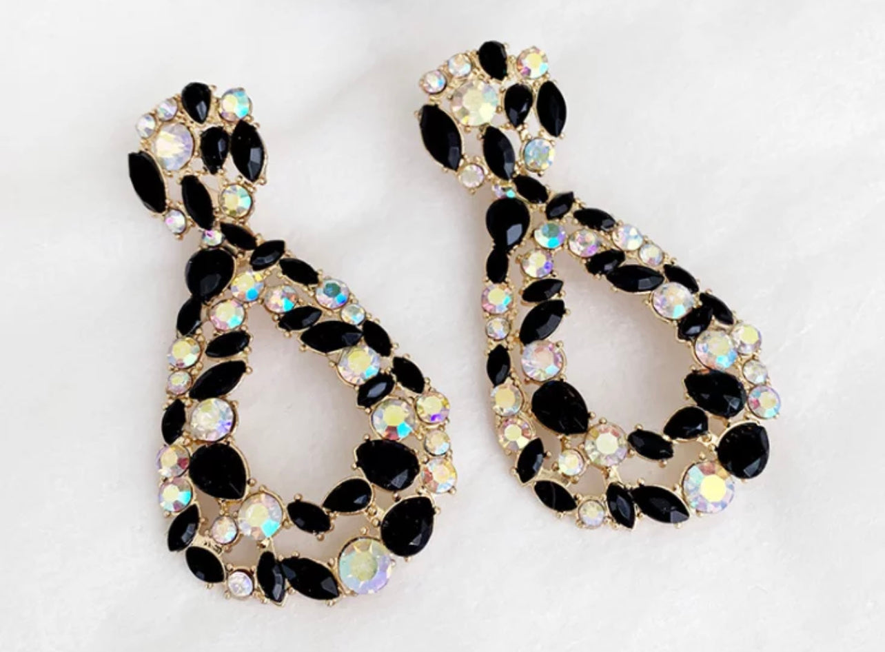 Dazzling diva drop earrings